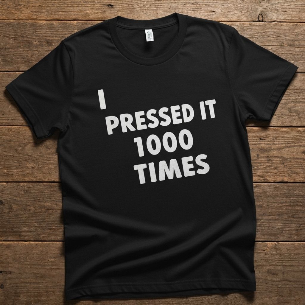 I Pressed It 1,000 Times